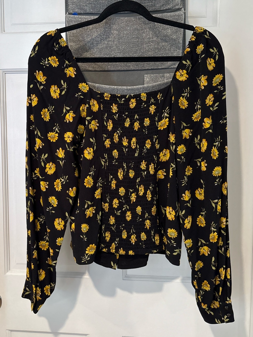 Sezane Annelise Floral Blouse Top 38 - Picture 5 of 9
